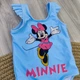 Купальник слитный детский Primark Минни Маус голубой для девочки, пляжный 74 см. - изображение 3