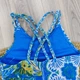 Купальник суцільний дитячий Primark для дівчинки, синій з візерунками 92 см. - зображення 7