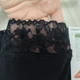 Женские трусы Esmara Culotte набор 5 шт с кружевом, хлопок, черные XL - изображение 3