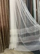 Тюль павутина Grace фатин вишитий низ висота 2.80 м х 1 м.пог. - зображення 2