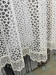 Тюль ажурна 3 м х 1,50 м молочна з мереживом - изображение 1