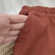 Шорты муслиновые для девочки Lupilu хлопковые лёгкие летние дышащие терракотовые 110-116 - изображение 6