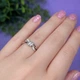 Серебряная кольца с фианитами Узел - изображение 3