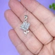 Серебряный подвес с фианитами Роза - изображение 3