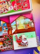 Новорічний подарунковий набір альбомів на липучках Тока-Бока Barbie box Merry Christmas - изображение 6