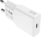 Зарядний пристрій 4smarts Wall Charger PDPlug Slim 20W GaN 1C and USB-C Cable 1.5m White (4252011909032) - зображення 3