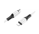 Кабель BOROFONE BX79 Type-C to Lightning 3A 20W 1m silicone connectors White (6974443384734) - изображение 2