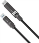 Кабель 4smarts USB4 HDMI Cable ComboCord 240W 1.5 m Black (4252011911769) - зображення 3