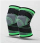 Наколенник Бандаж коленного сустава Knee Support Copper Черно-зелёный фиксатор колена Компрессионный от травм растяжений - изображение 4