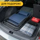Розкладне крісло шезлонг 178 x 64 x 110 см LEOBRO Zero Gravity Navy Blue з підголовником та регулюванням спинки, синє - зображення 2