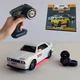 Мини дрифт машинка БМВ BMW M3 E30 Mini Drift 1:43 4WD — скорость до 15 км/ч, LED подсветка, USB (White) - изображение 1