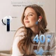 Бездротові навушники Nerunsa, Bluetooth 5.4, 45 годин роботи, Hi-Fi стерео, водонепроникні навушники для Android та iOS, білі - зображення 5