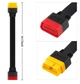 Кабель удлинитель OBD2 36 см ОБД плоский 16-16-pin полная распайка Черный - изображение 7