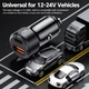 Автомобильное зарядное устройство 50W Toocki TQ-CC25 PD+QC 1C+1A Fast Car Charger - изображение 3