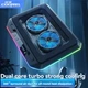 Охлаждающая подставка для ноутбука 17.3 дюймов Ice Coorel A-5 2xfan 2300RPM - изображение 4