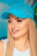 Вязаная бейсболка Braxton «Ажур» темно-бежевый (4957) - изображение 2