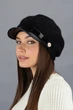 Берет с козырьком Braxton «Иви», черный (4953) - изображение 3