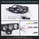LED Фара Світлодіодні три лінзи 85W 8500Lm 6500K / 3200K DC9-30V IP66 (E06L) 1шт - зображення 2