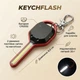 Брелок-фонарик для ключей KeychFlash, красный - изображение 1