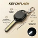 Брелок-фонарик для ключей KeychFlash, черный - изображение 1