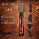 Фен щетка для волос с насадками 5в1 универсальный стайлер 1200W - изображение 6