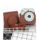 Чохол для фотоапарата Fujifilm Instax Mini 12 Brown / Коричневий / підходить до камери Mini 9/11/12/40 - изображение 2