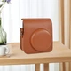 Чохол для фотоапарата Fujifilm Instax Mini 12 Brown / Коричневий / підходить до камери Mini 9/11/12/40 - изображение 5