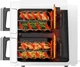 Мультипечь NINJA Double Stack XL 2-Level Air Fryer 9.5L (SL400EUWH) 303226 - изображение 9