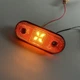 Габаритний ліхтар LED 4-світлодіодний 12-24V Жовтий (Універсальний) E9 Туреччина - зображення 1