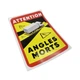 Наклейка для вантажівки 'ATTENTION ANGLES MORTS' (Сліпа зона) 170x250 мм - зображення 3
