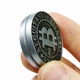 Металевий Антистрес Bitcoin Магнітний Слайдер, Крутилка (01739) - зображення 4