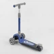 Самокат триколісний Best Scooter, СИНІЙ, складне алюмінієве кермо - изображение 2