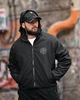 Мужская демисезонная ветровка Stone Island L черная (95364) - изображение 8