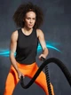 Спортивна майка із функціональної тканини для жінки Crivit LYCRA® 448949 M чорний - зображення 2