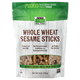 Кунжутные палочки из цельной пшеницы NOW Foods, Real Food "Whole Wheat Sesame Sticks" (255 г) - изображение 1