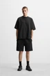 Шорти джогери Zara чорний 0761/451/800 XL - изображение 1