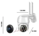 WiFi IP камера відеоспостереження HX A 1536C 5 Мп з нічним баченням, датчиком руху, двостороннім аудіо та WiFi, IP66 - изображение 8