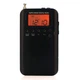 Портативный AM/FM стерео радиоприемник HRD-104, карманный, двухдиапазонный Черный - изображение 1