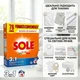 Порошок для яскраво-білих речей SOLE Bianco splendente 3 in 1 дезінфекція та захист волокон 78 прань 3,9 кг - зображення 1