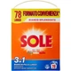 Порошок для яскраво-білих речей SOLE Bianco splendente 3 in 1 дезінфекція та захист волокон 78 прань 3,9 кг - зображення 5