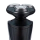 Електробритва Новий Харків НХ-8526 Фаворит S Black, 6W, роторна, сухе гоління, 3 плаваючі головки для гоління, плаваючі подвійні леза, повторение контуров лица, живлення мережа, тример для скронь, електронна кнопка вмикання - зображення 2