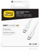 Kabel OtterBox Fast Charge Standard USB-C to USB-C 2 m White (78-81359) - obraz 2