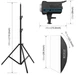 Комплект студійного світла Puluz PKT3111EU 120W with Softbox Reflector & Tripod - зображення 3