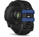 Смарт-годинник Garmin Instinct 3 – 50 mm, AMOLED Black with black/bolt blue silicone band (010-03020-03) - зображення 4