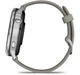 Смарт-годинник Garmin Venu 4 - 45 mm, Silver bezel with silver gray silicone band (010-03014-01) - зображення 4