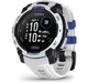 Смарт-годинник Garmin Instinct 3 – 45 mm, Solar, Whitestone with whitestone/bolt blue silicone band (010-02934-03) - зображення 1