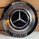 Колпак на диск Mercedes-Benz AMG 154/60 мм цвет хром/черный - изображение 1