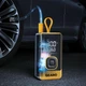 Автокомпрессор аккумуляторный портативный для шин R13-R17 10Атм с автостопом и powerbank Gearo (GE0102) - изображение 5