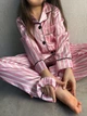 Пижама детская комплект штаны, рубашка, шорты, майка в полоску 150 см - изображение 6