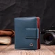 Небольшой вертикальный женский кошелек из натуральной кожи ST Leather 19435 Бирюзовый - изображение 7
